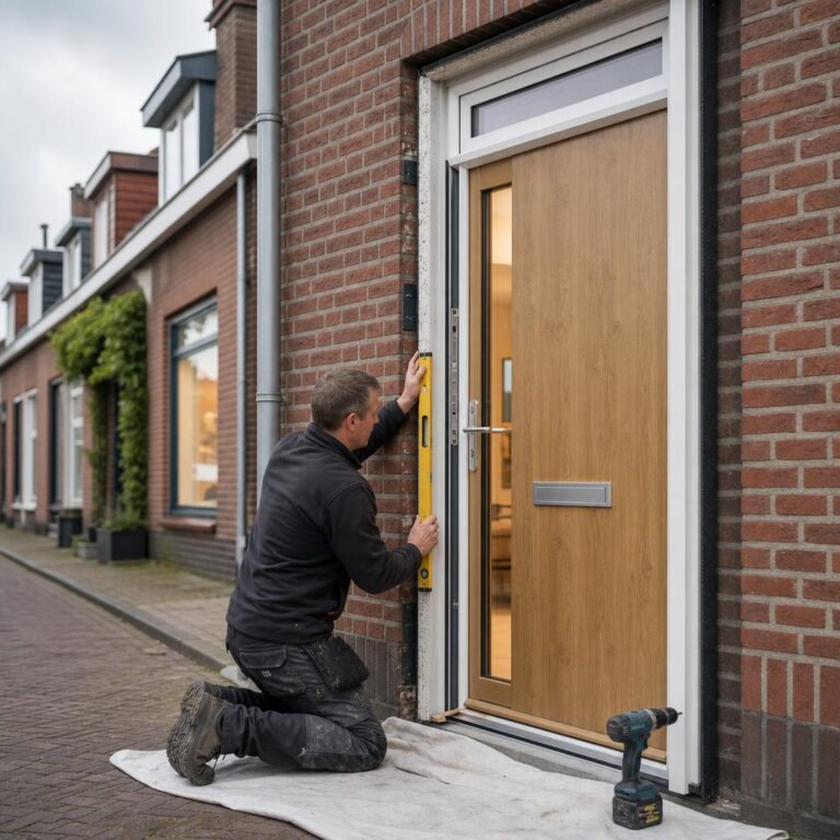 Kunststof voordeur laten plaatsen