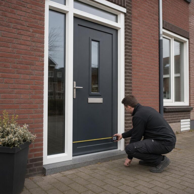 Standaardmaten kunststof voordeur