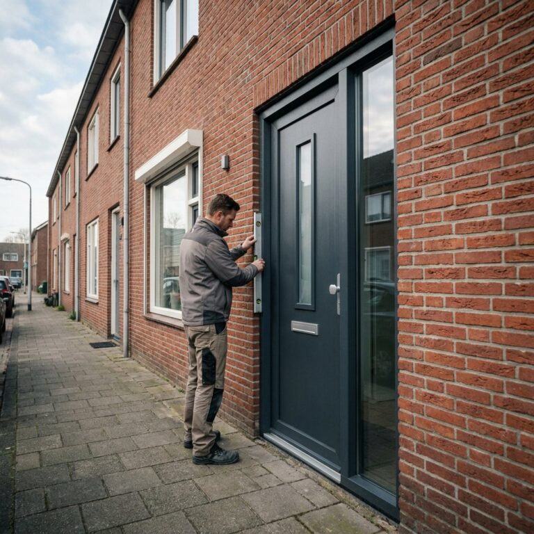 Prijs kunststof voordeur met kozijn