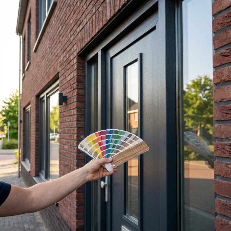 Kleuren en folies voor kunststof voordeuren