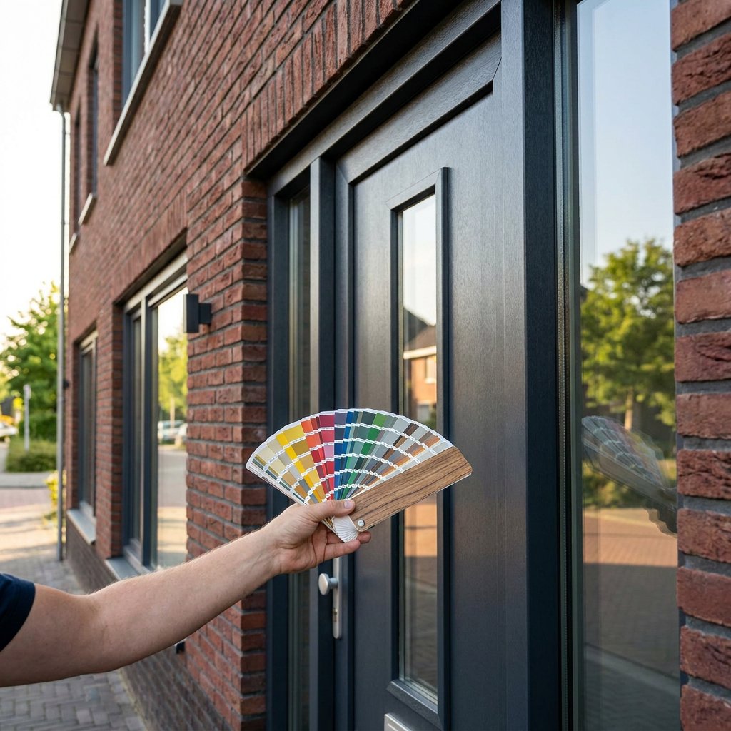Kleuren en folies voor kunststof voordeuren