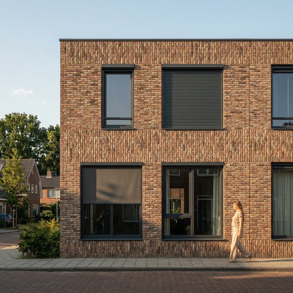 Kozijnen met rolluiken en zonwering