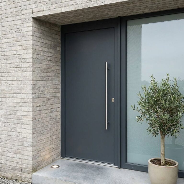 Vleugeloverdekkende kunststof voordeur
